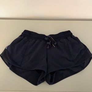 Navy Hotty Hot 2.5 Inch Lululemon Original Shorts